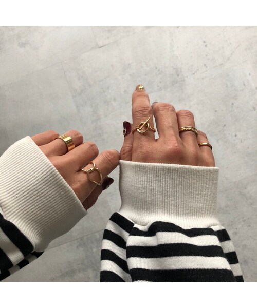 copine（コピン）の「New color!!アソートデザイン！リング6点SET【クリックポスト対象商品】（リング・レディース・その他）」の12枚目の写真