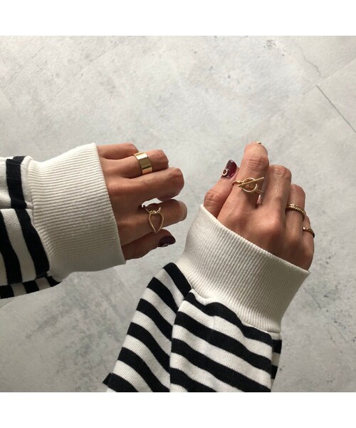 copine（コピン）の「New color!!アソートデザイン！リング6点SET【クリックポスト対象商品】（リング・レディース・その他）」の13枚目の写真