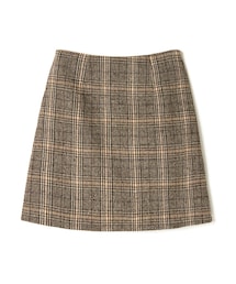 GRL（グレイル）の「インパン付きチェック台形ミニスカート（スカート）」