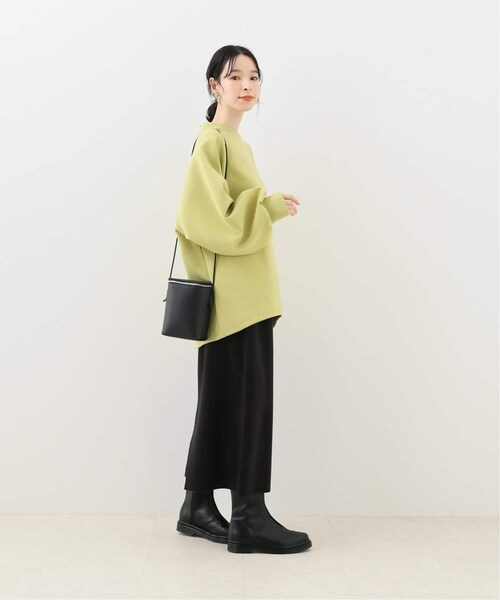 B.C STOCK(ベーセーストック)の「《追加》Wスムース バックシャンプルオーバー◆(トップス・ブラック/フリー/在庫あり)」の13枚目の写真
