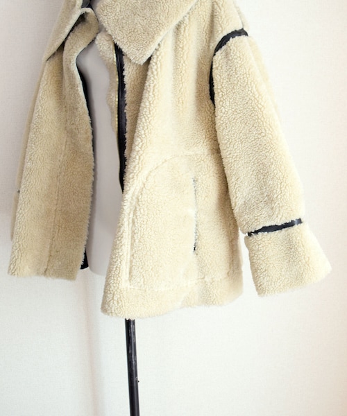 no brand（ノーブランド）の「パイピングボアオーバーJK（ブルゾン・レディース・その他）」の13枚目の写真