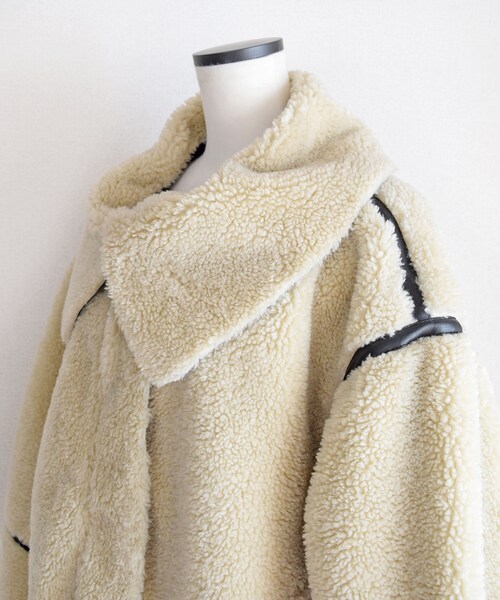 no brand（ノーブランド）の「パイピングボアオーバーJK（ブルゾン・レディース・その他）」の11枚目の写真