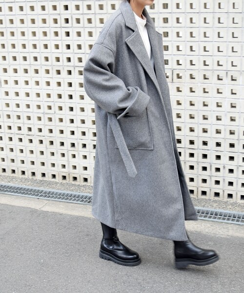 no brand（ノーブランド）の「スペリオルウールマキシCT（チェスターコート・レディース・その他）」の5枚目の写真