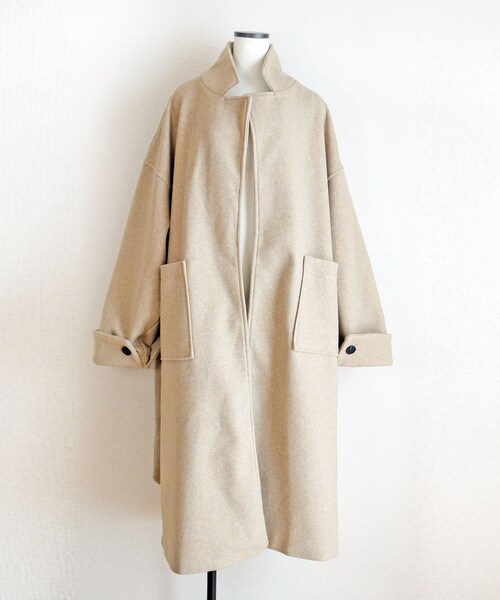 no brand（ノーブランド）の「スペリオルウールマキシCT（チェスターコート・レディース・その他）」の8枚目の写真