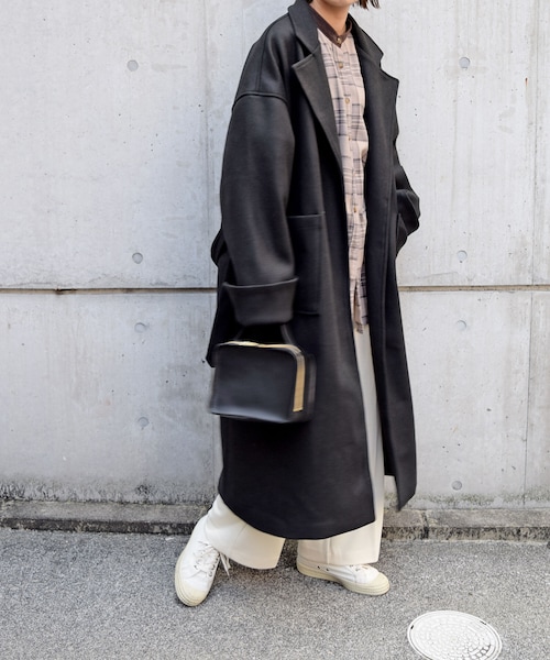 no brand（ノーブランド）の「スペリオルウールマキシCT（チェスターコート・レディース・その他）」の7枚目の写真