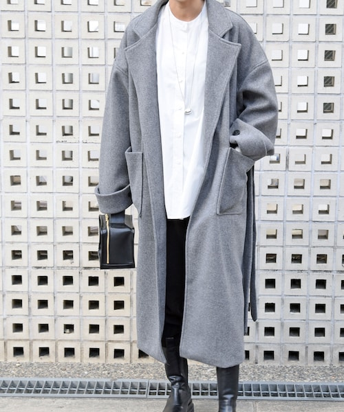 no brand（ノーブランド）の「スペリオルウールマキシCT（チェスターコート・レディース・その他）」の6枚目の写真