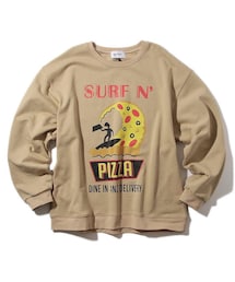 STORES.jp（ストアーズドットジェーピー）の「SURF N' PIZZA  CREW   #NEW　by  PALM/STRIPES（スウェット・メンズ）」