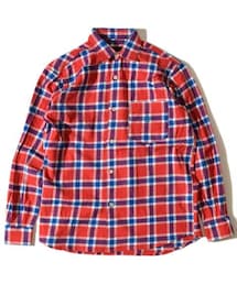 ALDIES | Blow Nel Shirt(Red)(シャツ/ブラウス)