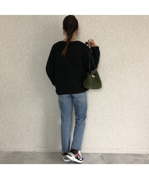 copine（コピン）の「心地いい柔らかな肌触り！ボアノーカラーショートジャケット(2color)（ノーカラージャケット・レディース・その他）」の7枚目の写真