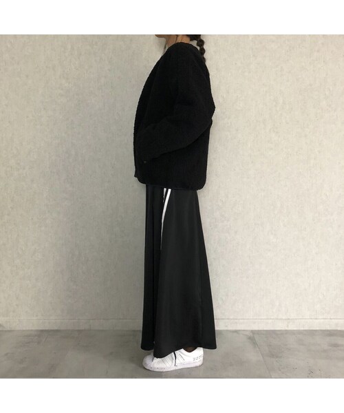 copine（コピン）の「心地いい柔らかな肌触り！ボアノーカラーショートジャケット(2color)（ノーカラージャケット・レディース・その他）」の12枚目の写真