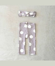 PUPPAPUPO | レギンス & ベビーヘアバンド セット 60/70 ベビー服 子供服(レギンス/スパッツ)