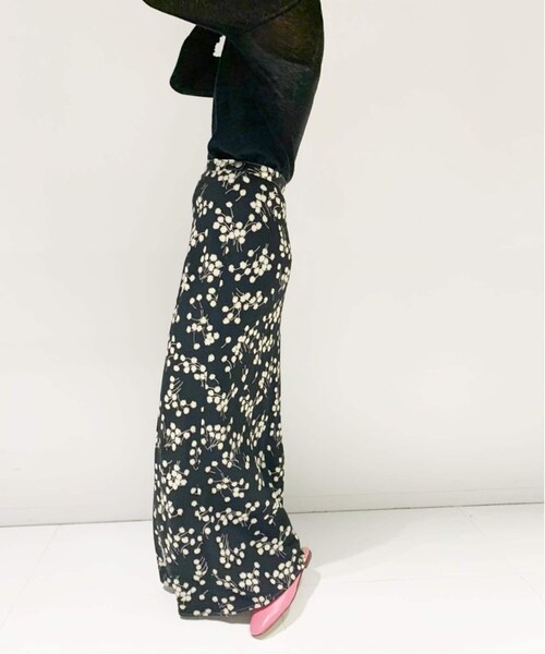 EDIT. FOR LULU（エディットフォールル）の「《予約》モノトーンフラワーバイアスマキシスカート（スカート・ブラック/34/在庫あり/36/38）」の13枚目の写真