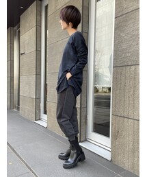 no brand（ノーブランド）の「12/5インスタライブ　異素材ドッキングイージーPT　(ロージー　R290204)（その他パンツ）」