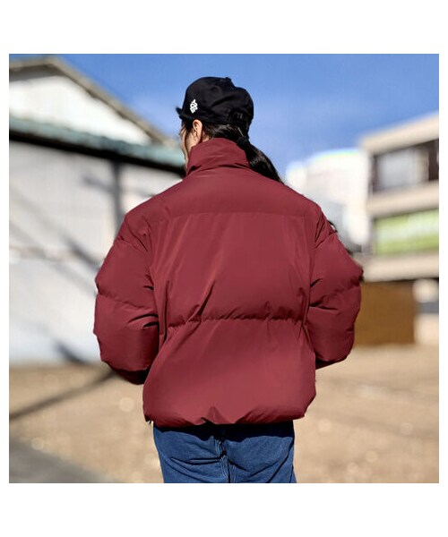 ALDIES（アールディーズ）の「Snake Insulation Short Jacket(Burgundy