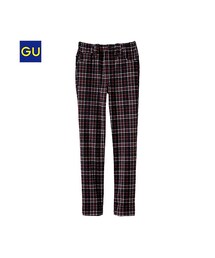 GU | （GU）ＧＩＲＬＳカットソースキニーパンツ（チェック）(パンツ)