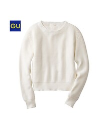 GU | （GU）クロップドセーター（長袖）(トップス)
