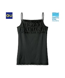 GU | （GU）さらっとレースキャミソールＡ(アンダーウェア)