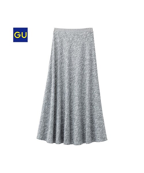 GU(ジーユー)の「(GU)マキシスカートA(WOMEN ⁄ スカート・レディース・BLACK/NAVY/GRAY・M/S/L)」の2枚目の写真