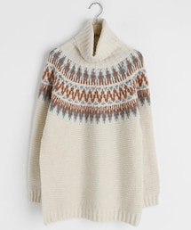 DHOLIC | ノルディックタートルニット(ニット/セーター)