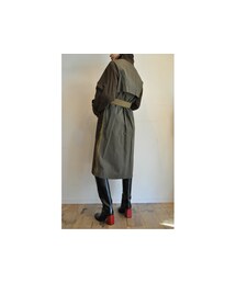 BLANC basque ブランクバスク トレンチコート blanc basque (ブランバスク) 圧縮ウールカラーブロックコート