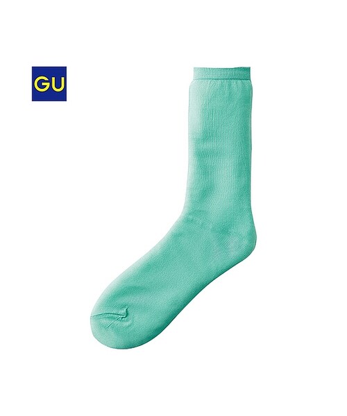 GU（ジーユー）の「（GU）カラークルーソックス（WOMEN ⁄ ソックス・レディース・LIGHT ORANGE/PURPLE/YELLOW/BLACK/PINK/CREAM/LIGHT GREEN/BLUE/GREEN・-）」の5枚目の写真