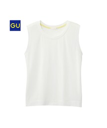 GU | （GU）クロップドタンクトップ(トップス)