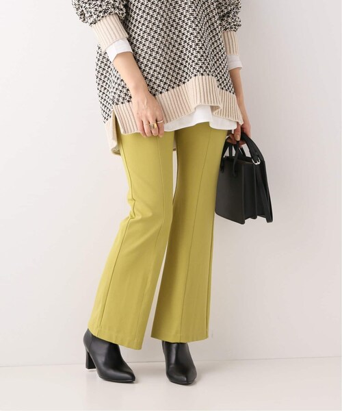 B.C STOCK（ベーセーストック）の「スーパーストレッチフレアパンツ（パンツ・ブラック/フリー/在庫あり）」の3枚目の写真