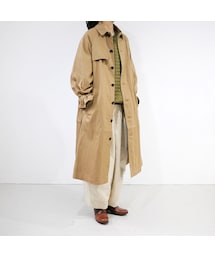 ユニバーサルティシュ　新品　リネンモカ トレンチコート サイズ1 トレンチコート（女性用）「The Trench -womens-」＜ベージュ