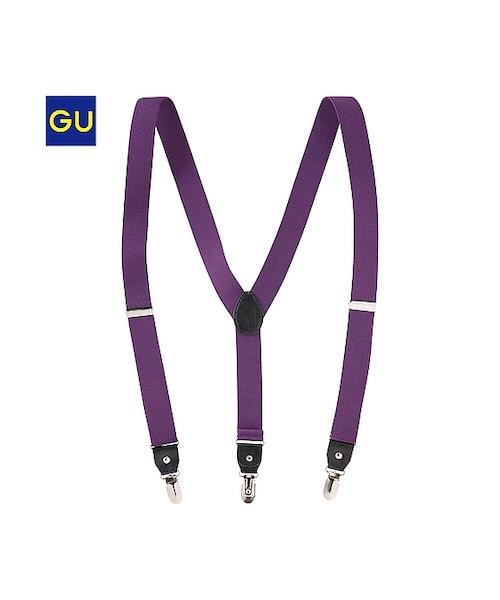 GU(ジーユー)の「(GU)WOMENサスペンダーB(WOMEN ⁄ サスペンダー・ベルト・レディース・PURPLE/PINK/WINE/NAVY/GREEN・-)」の1枚目の写真