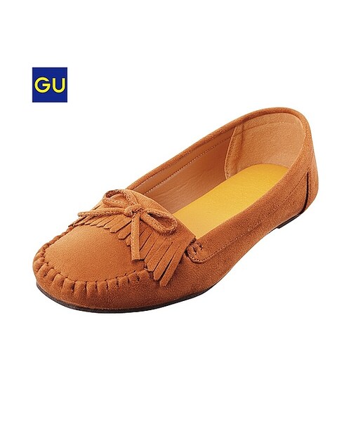 GU（ジーユー）の「（GU）ＷＯＭＥＮモカシンシューズ（WOMEN ⁄ シューズ・レディース・GRAY/BLUE/BROWN/RED/BLACK・S/L/M）」の3枚目の写真