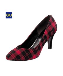 GU | （GU）ＷＯＭＥＮカラーパンプス（チェック）(シューズ)