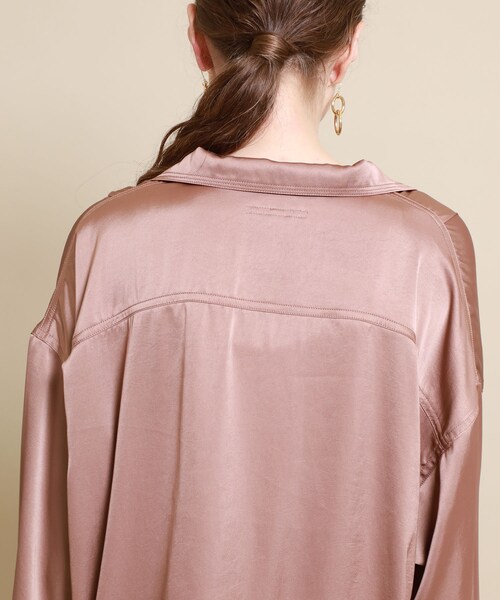 fill the bill フィルザビル　サテンチャイナシャツ FILL THE BILL（フィルザビル）の「サテンチャイナシャツ（）」 - WEAR