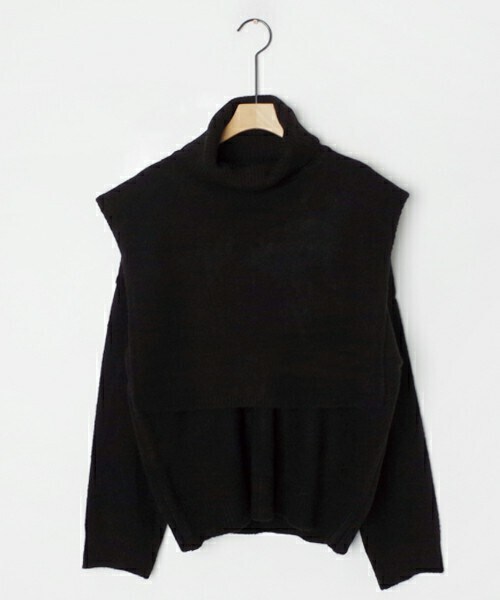 DHOLIC（ディーホリック）の「[cherryville] Vネックニット&ベストSET（ニット/セーター・レディース・グレー/ベージュ/クリーム/ブラック・ONESIZE）」の3枚目の写真