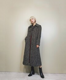 KAMISHIMA CHINAMI wool long coat-1539-12