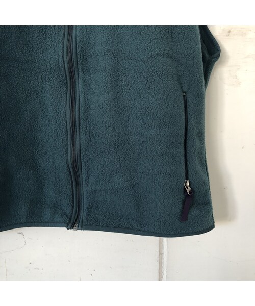 patagonia（パタゴニア）の「USA製PATAGONIA シンチラフリースベスト緑