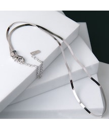 STORES.jp（ストアーズドットジェーピー）の「【ゆうパケ対象】silver925 snake chain necklace（ネックレス）」