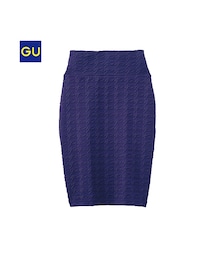 GU | （GU）ペンシルスカート（ジャカード）(スカート)