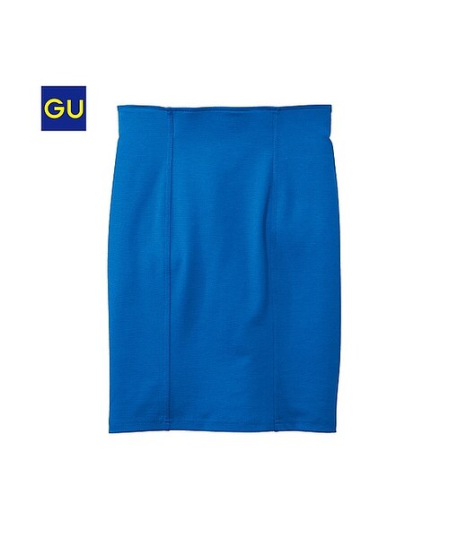 GU（ジーユー）の「（GU）ペンシルスカート（WOMEN ⁄ スカート・レディース・BLACK/BLUE/YELLOW/RED・M/S/L）」の2枚目の写真