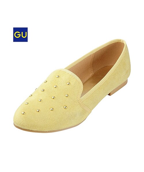 GU（ジーユー）の「（GU）ＷＯＭＥＮスタッズオペラシューズ（WOMEN ⁄ シューズ・レディース・PINK/BLACK/KHAKI/YELLOW・L/S/M）」の3枚目の写真