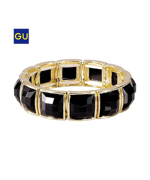 GU（ジーユー）の「（GU）ＷＯＭＥＮビジューブレスレットＡ（WOMEN ⁄ アクセサリー・レディース・BEIGE/OFF WHITE/PINK/BLACK・-）」の3枚目の写真