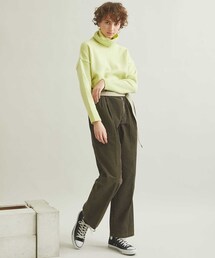 メゾンエウレカ ブラウン コーデュロイ ワイドパンツ MAISON EUREKA | st company takasaki