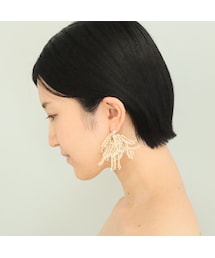 fua accessoryピアス S DOOR 朝 LY.GOLD Handmade（ハンドメイド）の「fua accessory | Pierce 朝（Lサイズ