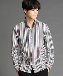HIDEAWAYS NICOLE | カノコストライプカットシャツ(シャツ/ブラウス)