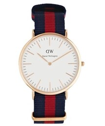 Daniel Wellington | Daniel Wellington Oxford Rose Gold Canvas Strap Watch(アナログ腕時計)