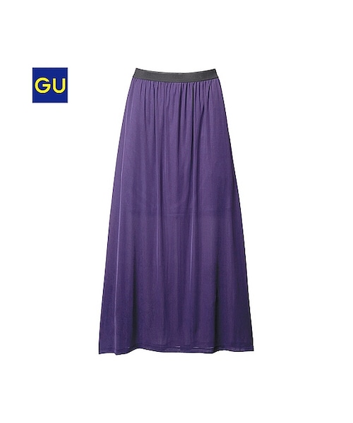 GU（ジーユー）の「（GU）シアーマキシスカート（WOMEN