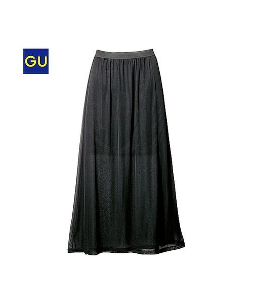 GU（ジーユー）の「（GU）シアーマキシスカート（WOMEN