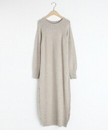DHOLIC | ラウンドニットワンピース(ワンピース)