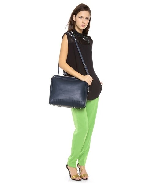 3.1 Phillip Lim(スリーワンフィリップリム)の「3.1 Phillip Lim Ryder Satchel(ショルダーバッグ・Steel・One Size)」の4枚目の写真