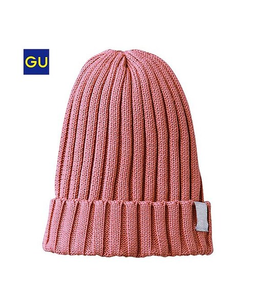 GU(ジーユー)の「(GU)WOMENカラーニットキャップA(WOMEN ⁄ キャップ・ハット・イヤーマフ・グローブ・レディース・BLUE/GREEN/BLACK/LIGHT PURPLE/GRAY/PINK/PURPLE/RED・-)」の5枚目の写真