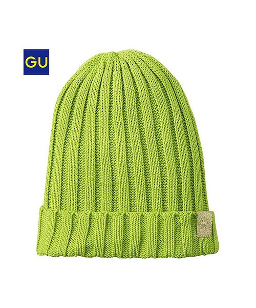 GU(ジーユー)の「(GU)WOMENカラーニットキャップA(WOMEN ⁄ キャップ・ハット・イヤーマフ・グローブ・レディース・BLUE/GREEN/BLACK/LIGHT PURPLE/GRAY/PINK/PURPLE/RED・-)」の4枚目の写真